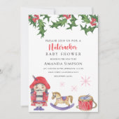 Nussknacker-Baby-Shower-Einladung Einladung (Vorderseite)