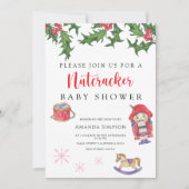 Nussknacker-Baby-Shower-Einladung Einladung (Vorderseite)