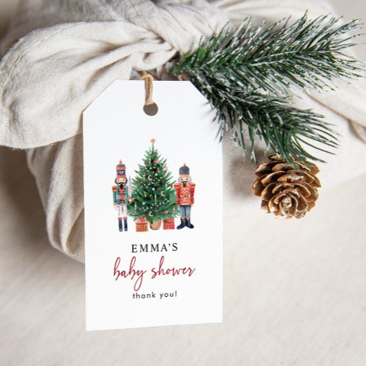 Nussknacker-Baby-Shower-Geschenkanhänger Geschenkanhänger