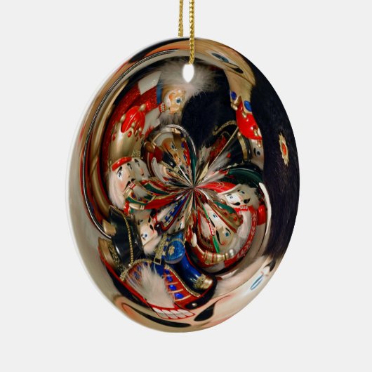 Nussknacker-Ball Keramikornament (Rechts)