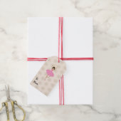 Nussknacker-Ballerina-Fee-Schneemuster Geschenkanhänger (Mit Garn)