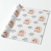 Nussknacker-Ballerina-Geburtstag Geschenkpapier (Ungerollt)