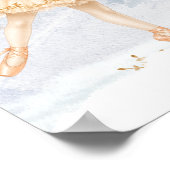 Nussknacker-Ballerina Sugar Plum Willkommensschild Poster (Ecke)