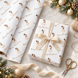 Nussknacker-Ballerina-Tänzerin Weihnachten Geschenkpapier