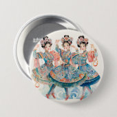 Nussknacker-Ballett, chinesische Tänzer Button (Vorne & Hinten)