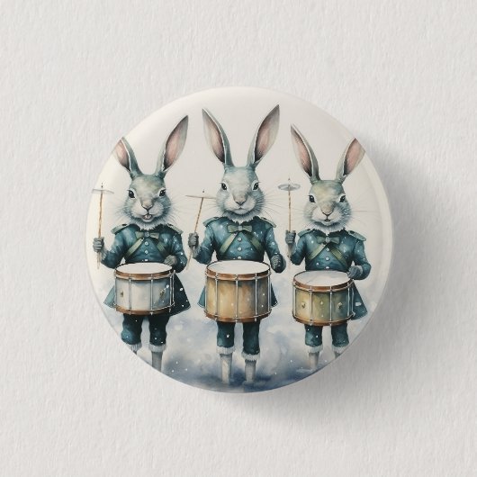 Nussknacker-Ballett, Hasen-Trommler Button (Vorderseite)