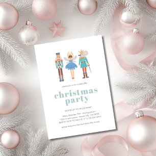 Nussknacker-Ballett-Minimal-Modern-Christmas-Party Einladung