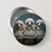Nussknacker-Ballett-Mode-Schaf Button (Vorne & Hinten)