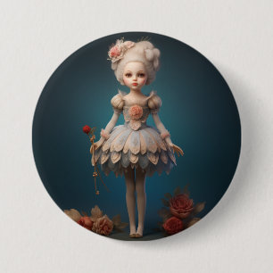 Nussknacker-Ballett Mode-Tautropfenfee Button