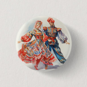 Nussknacker-Ballett, russische Tänzer Button