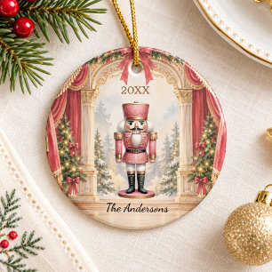 Nussknacker-Ballett-Theater Weihnachten Keramik Ornament