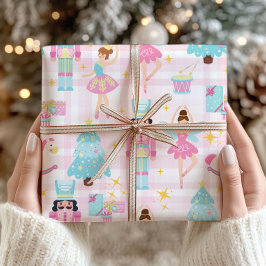 Nussknacker-Ballett-Weihnachten-Pastell-Geschenkpa Geschenkpapier