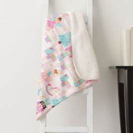 Nussknacker-Ballett-Weihnachts-Baby-Mädchen Sherpadecke