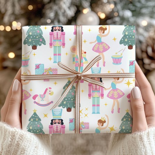Nussknacker-Ballett-Weihnachtspapier Geschenkpapier