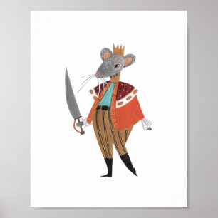 Nussknacker-Ballettfigur   Mäusekönig Poster