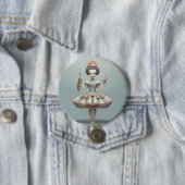Nussknacker-Ballettmode-chinesische Tänzer Button (Beispiel)