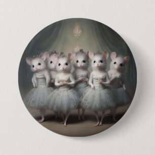 Nussknacker-Ballettmode-Mäuse Button