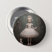 Nussknacker-Ballettmode-Zuckerpflaumenfee Button (Vorne & Hinten)