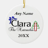 Nussknacker Clara Keramik Ornament (Vorne)