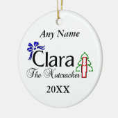 Nussknacker Clara Keramik Ornament (Links)