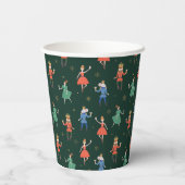 Nussknacker-Cocktailparty-Weihnachten Pappbecher (Rückseite)
