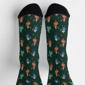 Nussknacker-Cocktailparty-Weihnachten Socken (Oben)