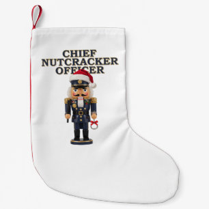 Nussknacker Curling Spieler Feiertag Wintersport   Kleiner Weihnachtsstrumpf