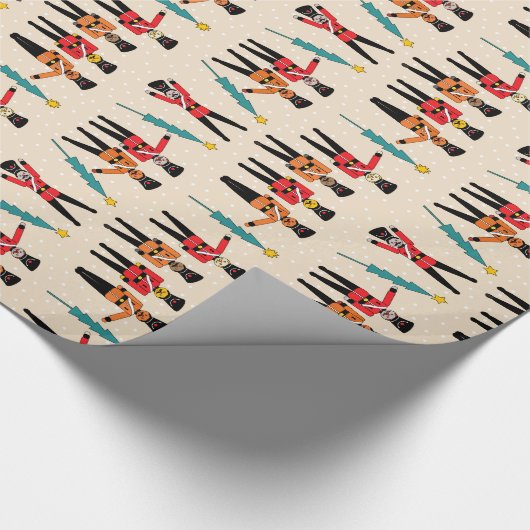 Nussknacker, die Packpapier tanzen (Ecke)