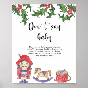 Nussknacker - Don't say baby Poster