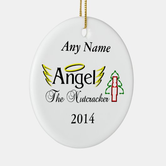 Nussknacker-Engel Keramikornament (Rechts)