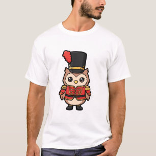 Nussknacker-Eule-Weihnachts-T-Shirt T-Shirt
