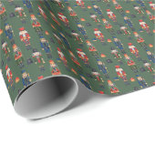 Nussknacker-Feiertag Geschenkpapier (Rolleneckpunkt)