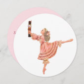 Nussknacker-Feiertags-runde Einladungen (Vorne/Hinten)