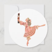 Nussknacker-Feiertags-runde Einladungen (Vorderseite)