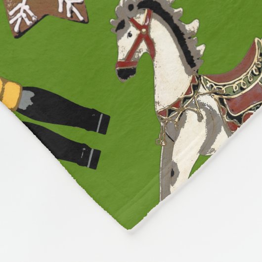 Nussknacker-Fleece-Decke Fleecedecke (Ecke)