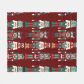 Nussknacker Fleecedecke (Vorderseite (Horizontal))