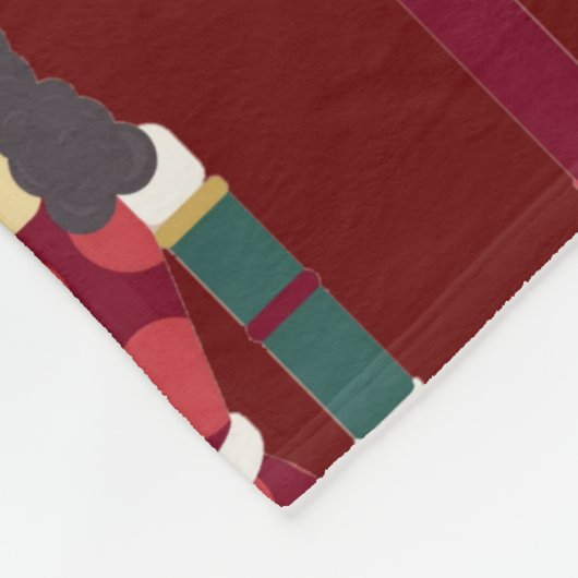 Nussknacker Fleecedecke (Ecke)