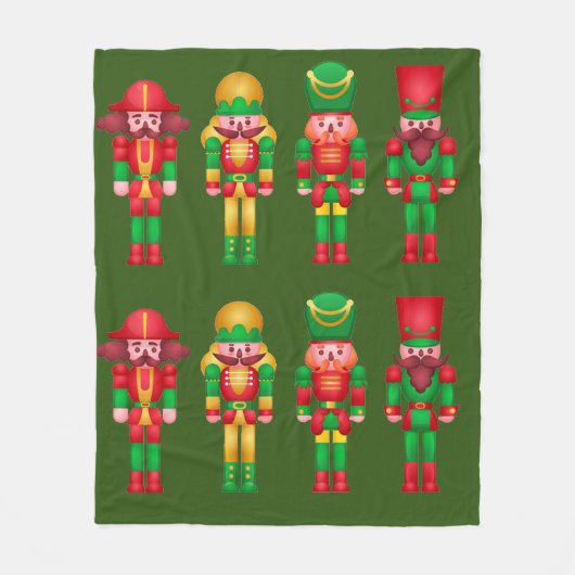 Nussknacker Fleecedecke (Vorderseite)
