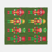 Nussknacker Fleecedecke (Vorderseite (Horizontal))