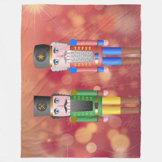 Nussknacker Fleecedecke (Vorderseite)