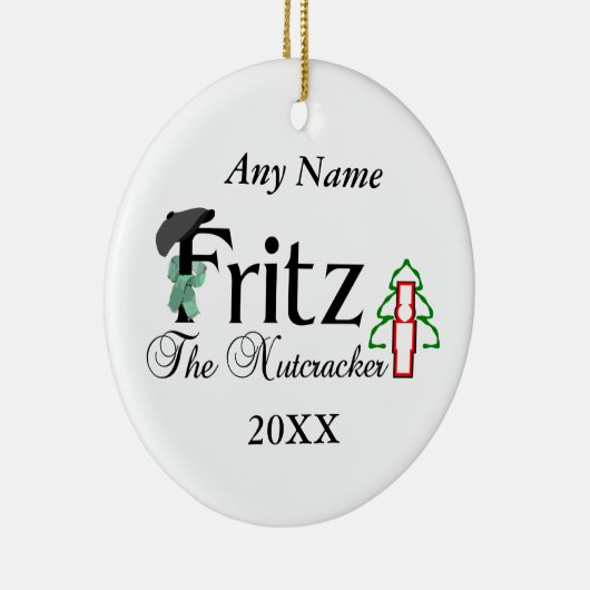 Nussknacker Fritz Keramikornament (Rechts)