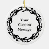 Nussknacker Fritz Keramikornament (Hinten)