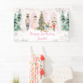 Nussknacker-Geburtstags- Zuckerpflaumen-Party Banner (Insitu)