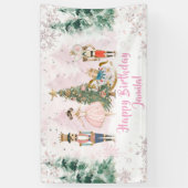 Nussknacker-Geburtstags- Zuckerpflaumen-Party Banner (Vertikal)