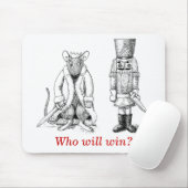 Nussknacker gegen Ratten-König - wer gewinnt? Mousepad (Mit Mouse)