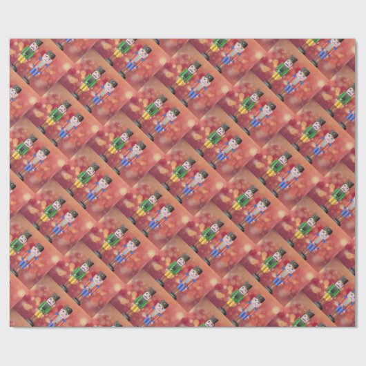 Nussknacker Geschenkpapier (Flach)