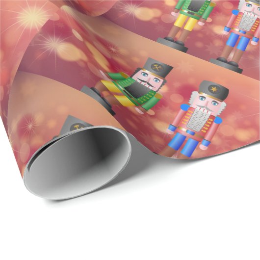 Nussknacker Geschenkpapier (Rolleneckpunkt)