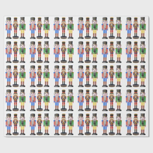 Nussknacker Geschenkpapier (Flach)