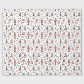 Nussknacker Geschenkpapier (Flach)