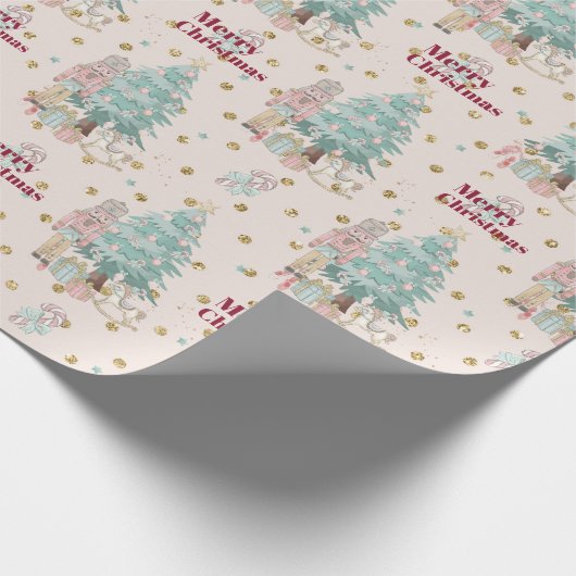 Nussknacker Geschenkpapier (Ecke)